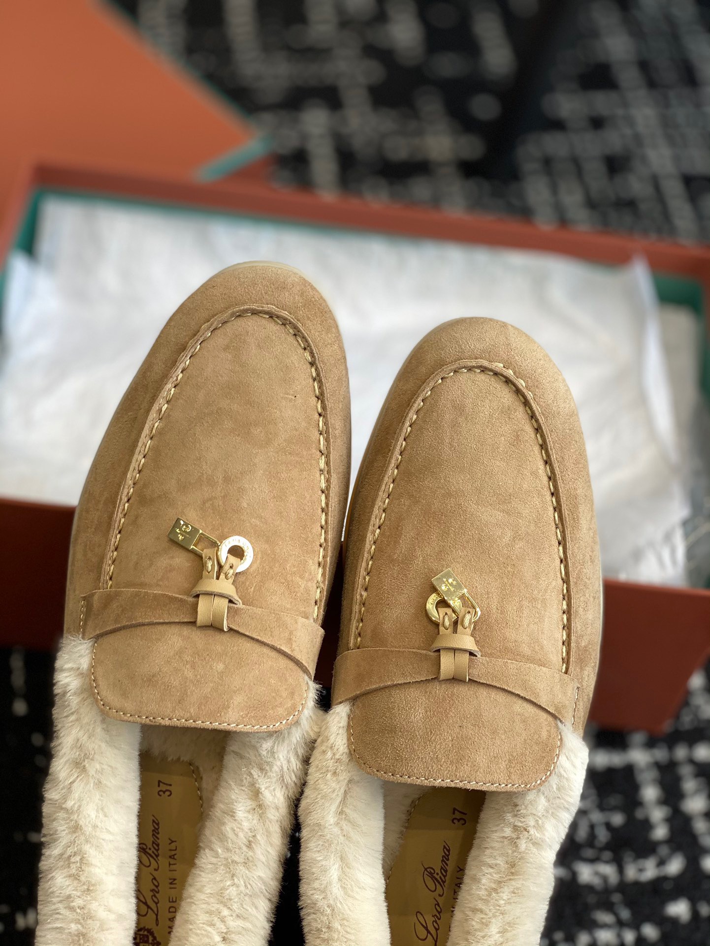 Women L*oro P*iana Top Loafer （）