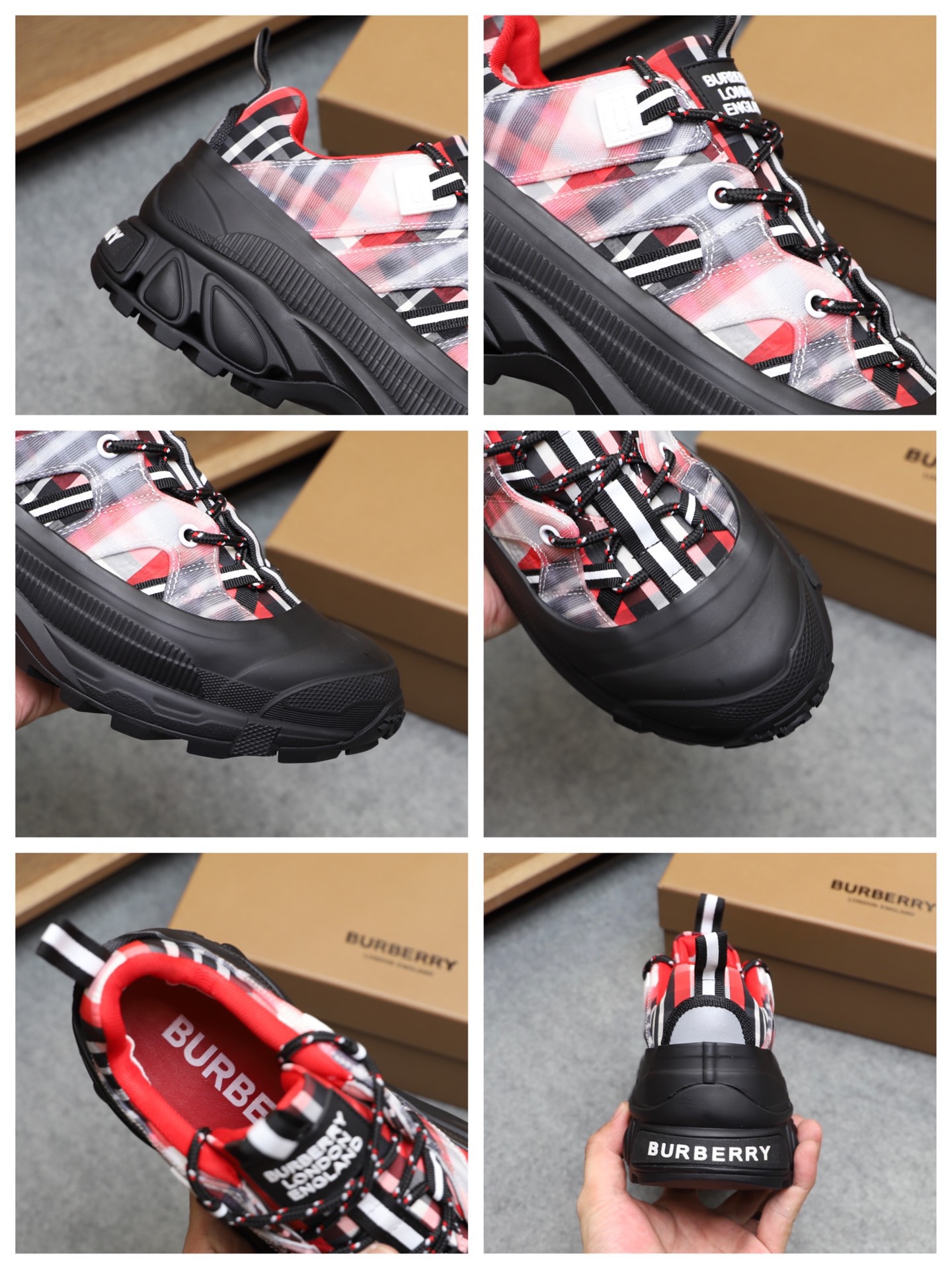 Men B*urberry Top Sneaker Maikesneakers