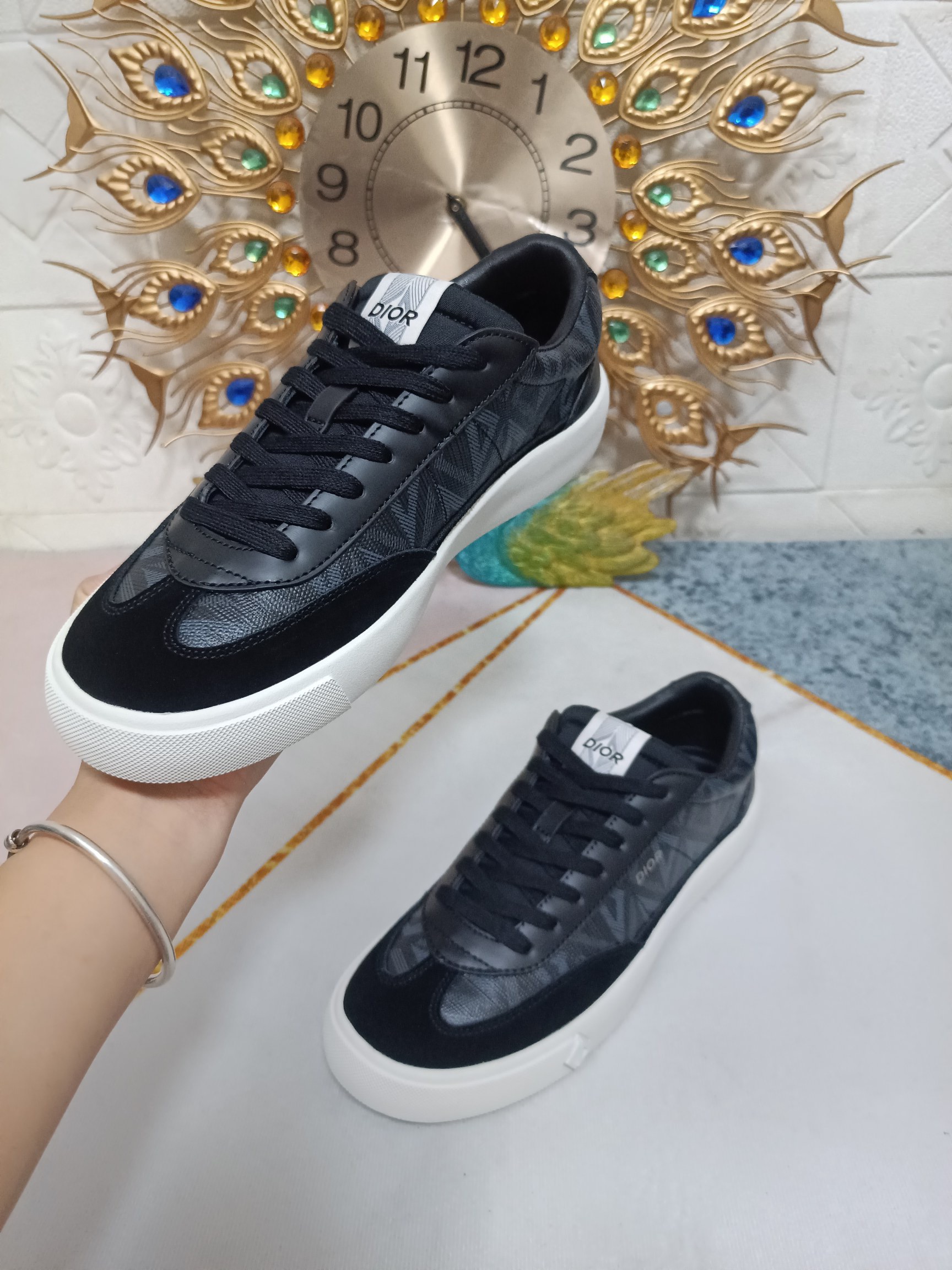 Men Women D*ior Top Sneaker