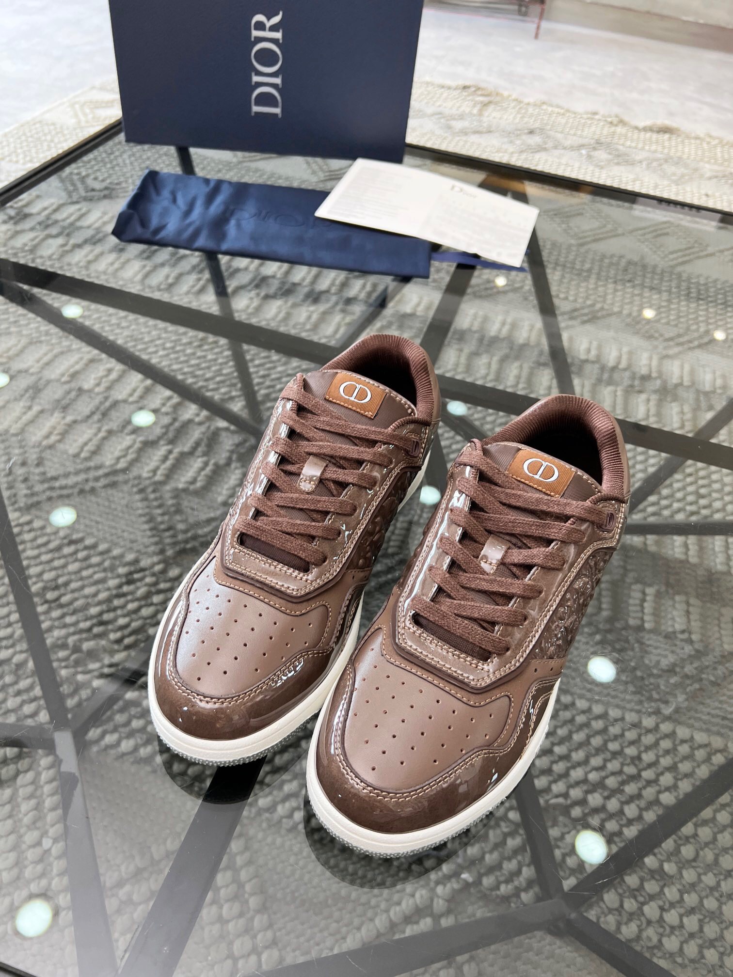 Men Women D*ior Top Sneaker