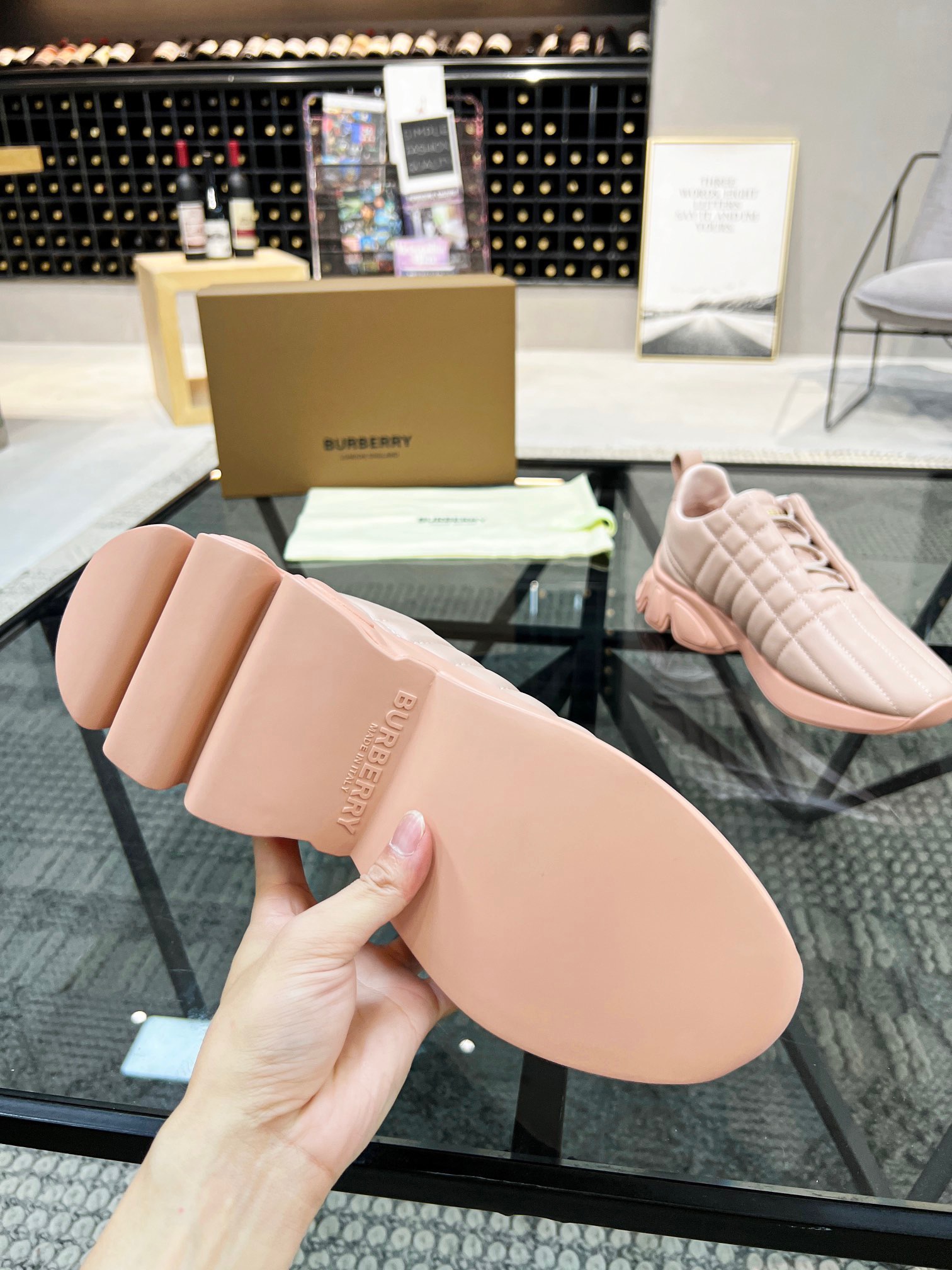 Men B*urberry Top Sneaker