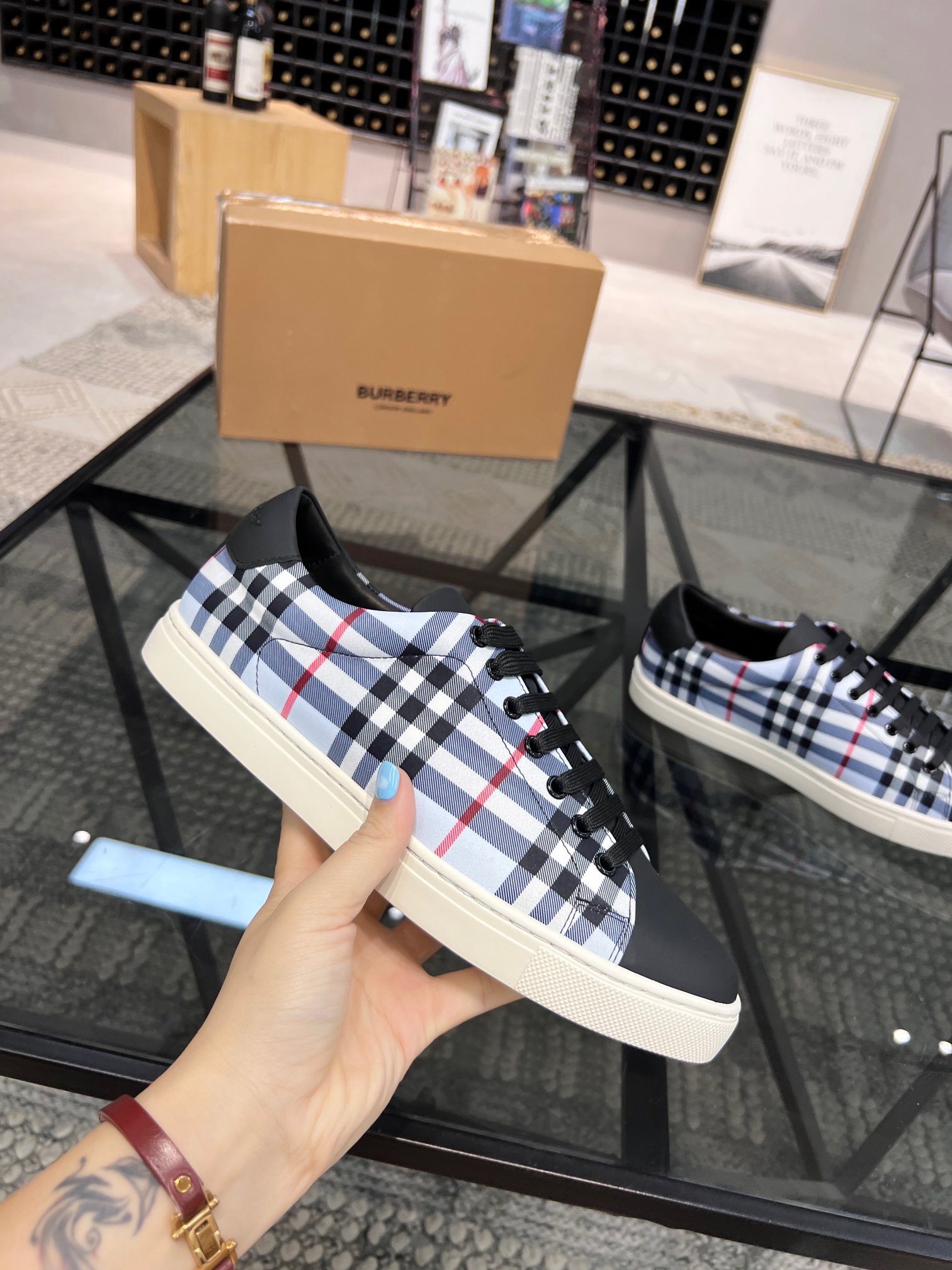 Men B*urberry Top Sneaker