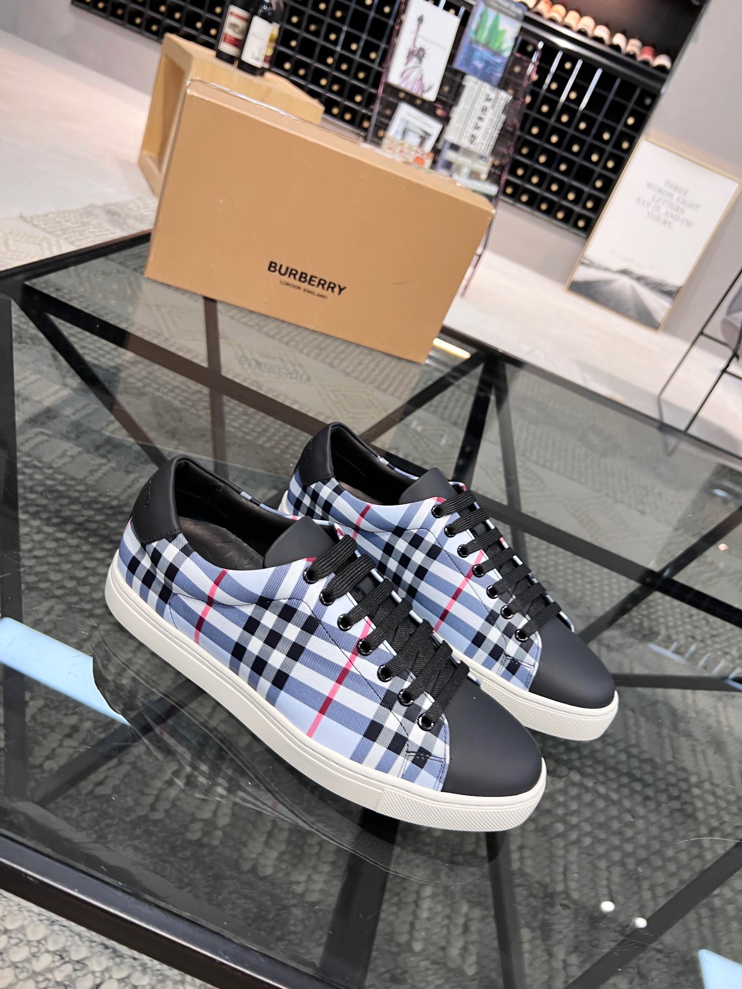 Men B*urberry Top Sneaker