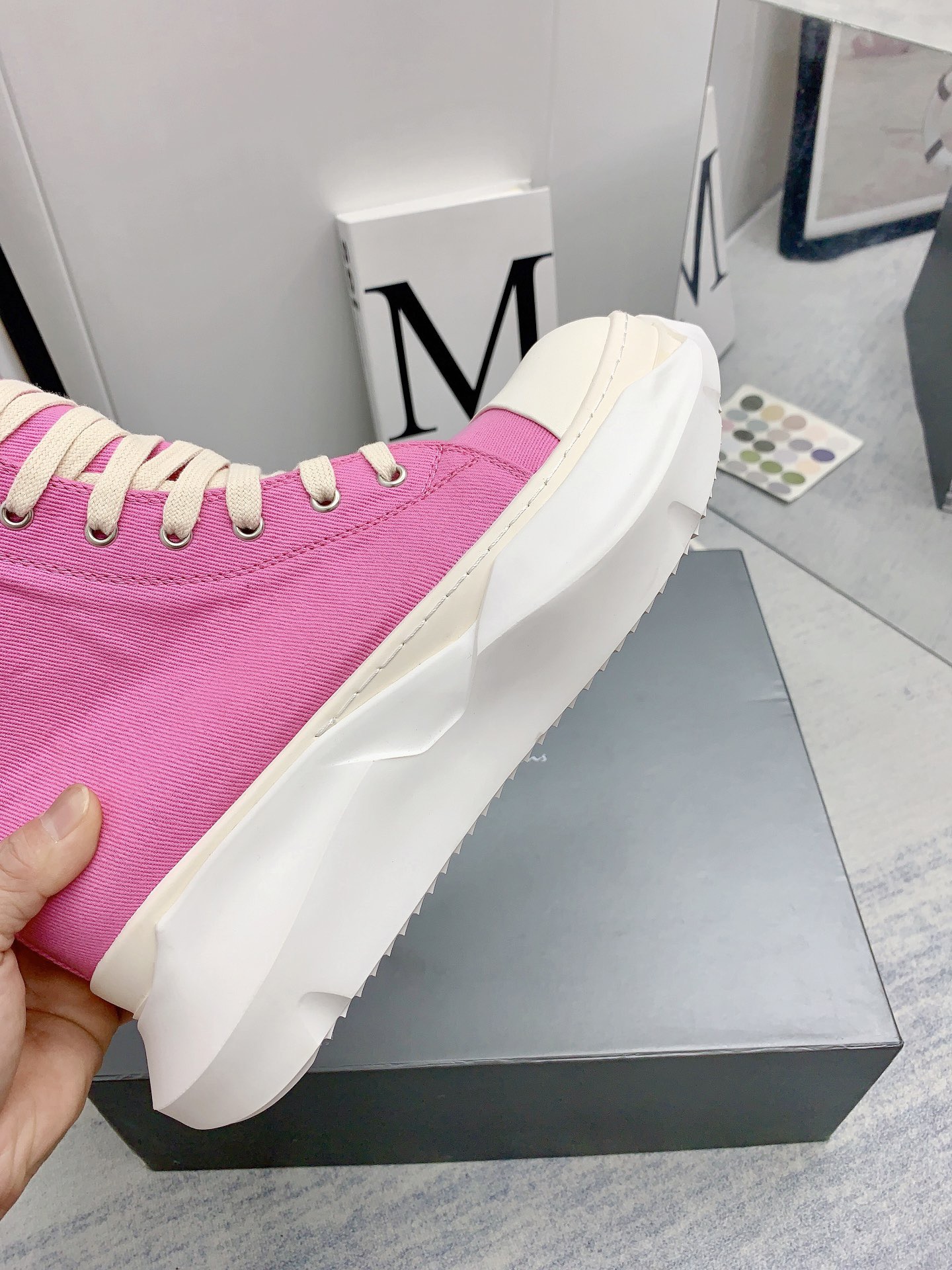 Men Women R*ick O*wens Top Sneaker