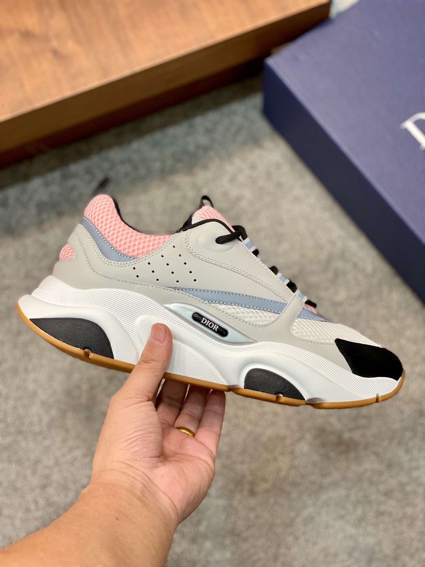 Men D*ior Top Sneaker