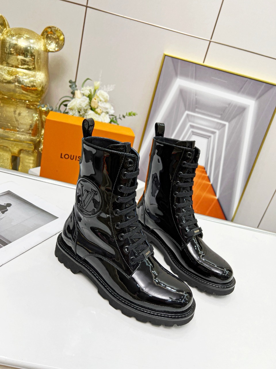 Men L*ouis V*uitton Top Sneaker