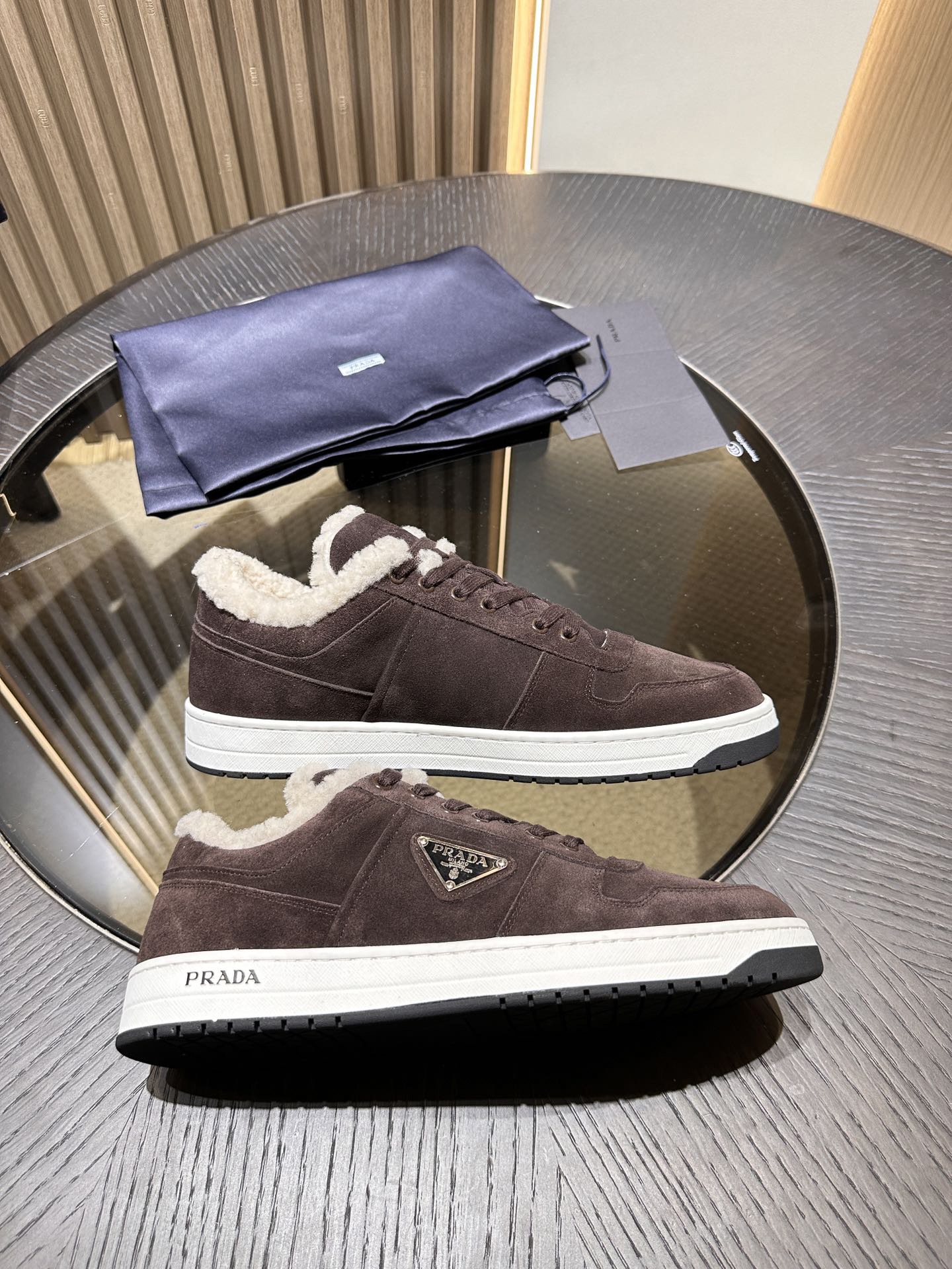 Men P*rada Top Sneaker