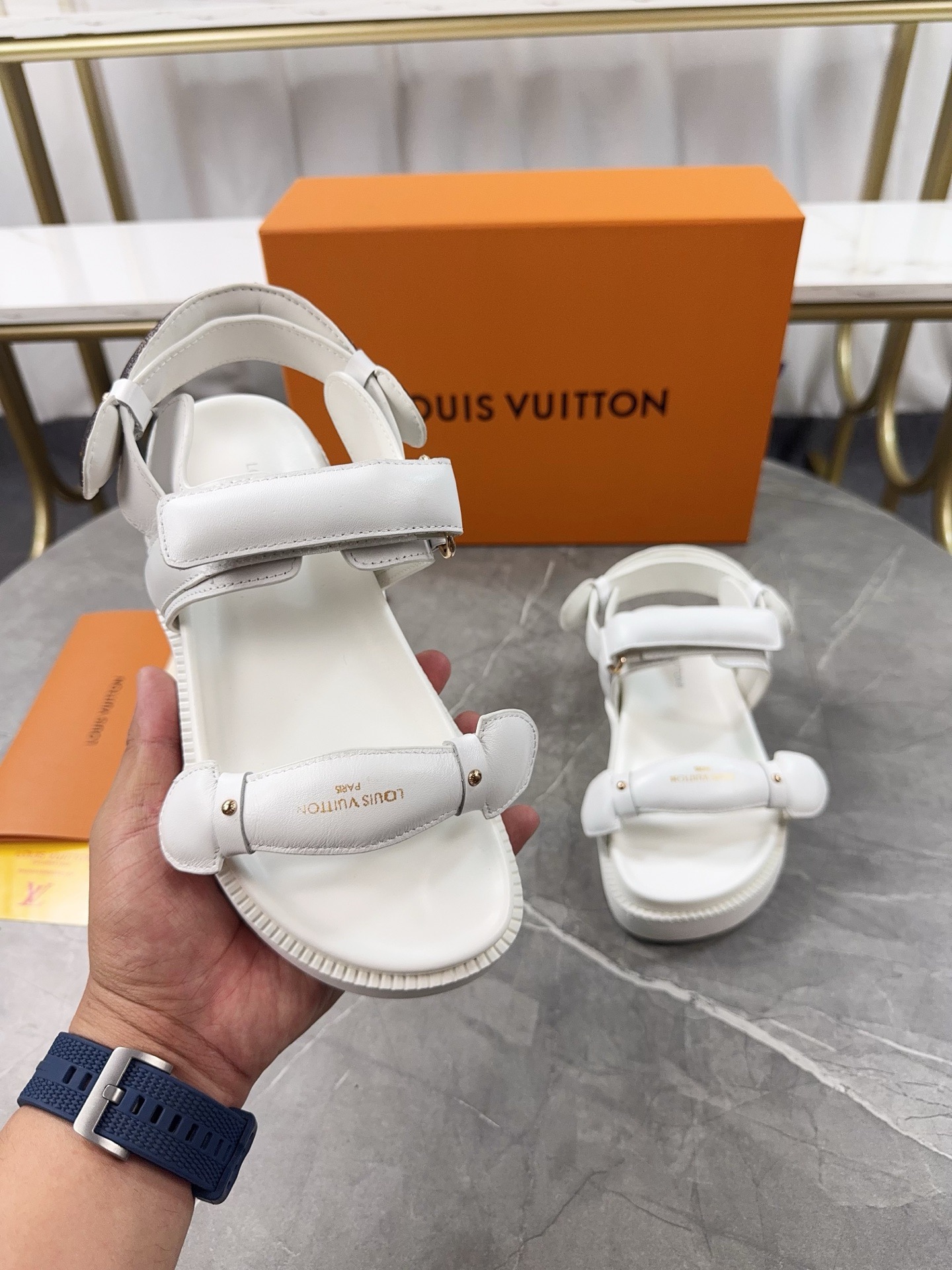 Women L*ouis V*uitton Top Sandals