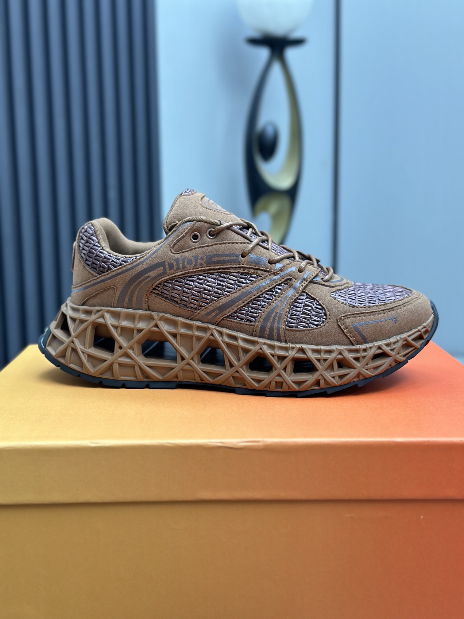 Men D*ior Top Sneaker（）