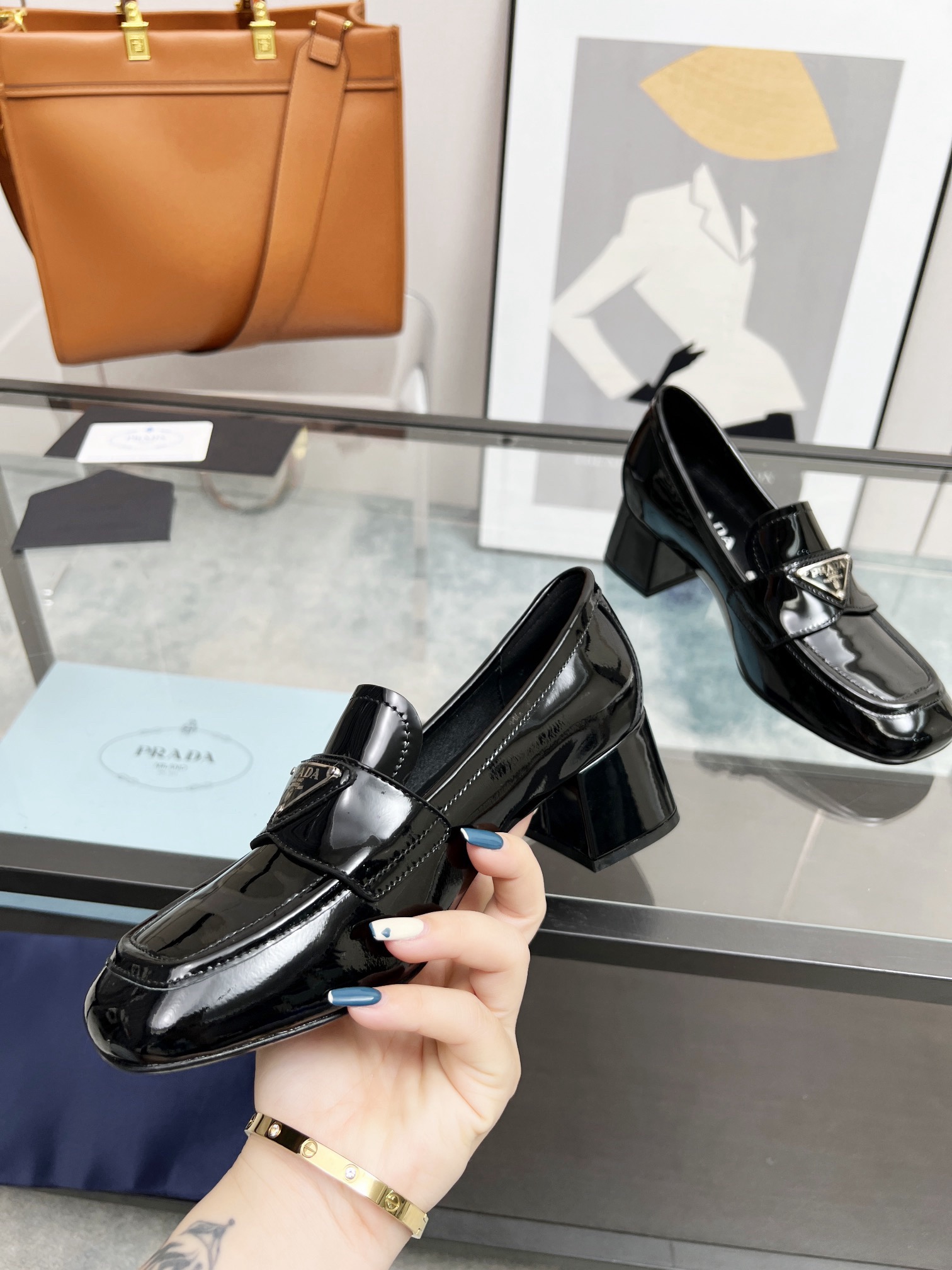 Women Men Top Quality P*rada shoes 5.5cm