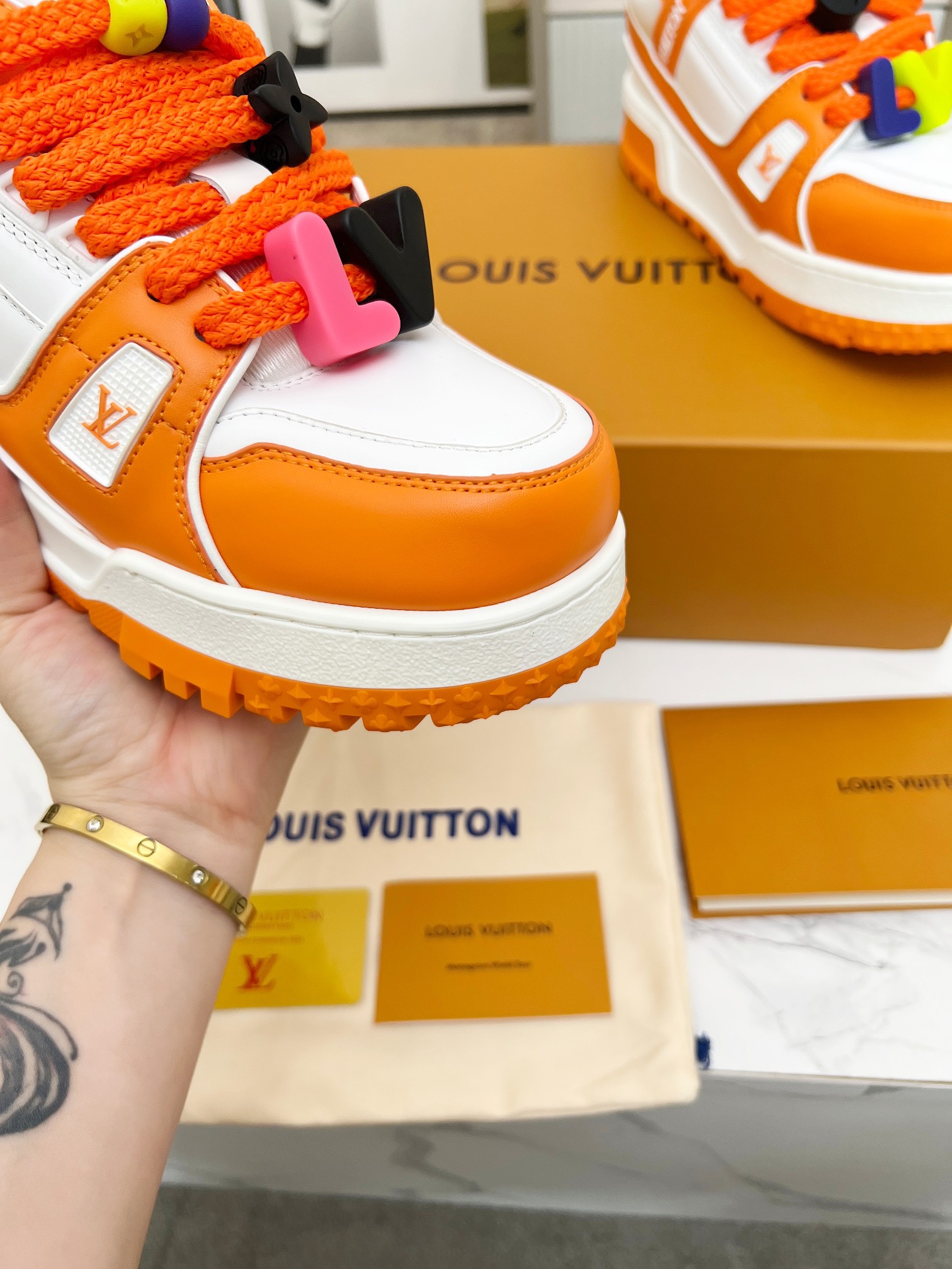 Men Women L*ouis V*uitton Top Sneaker L*V Trainer size 35-46