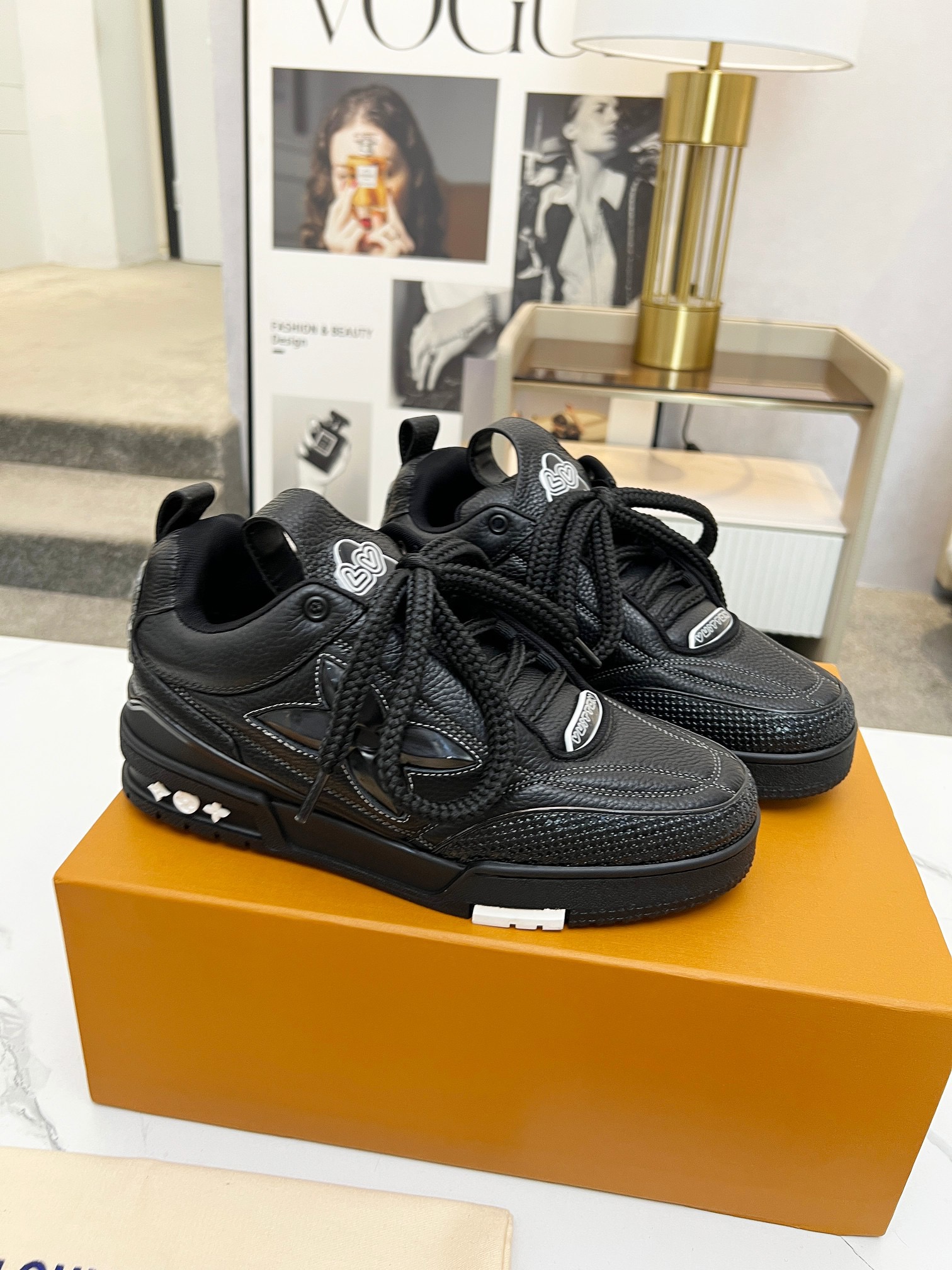 Men Women L*ouis V*uitton Top Sneaker L*V Trainer size 35-46