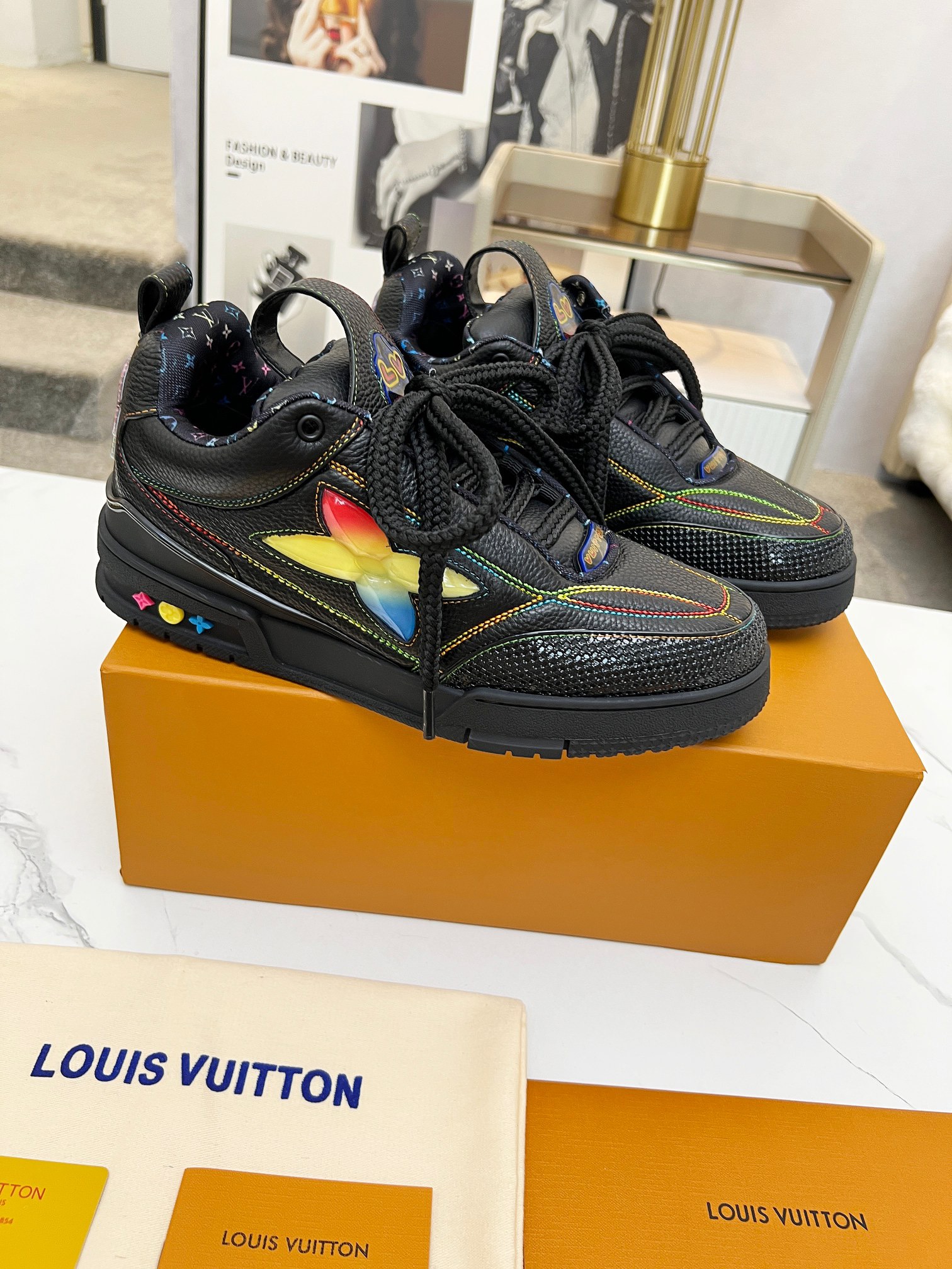 Men Women L*ouis V*uitton Top Sneaker L*V Trainer size 35-46