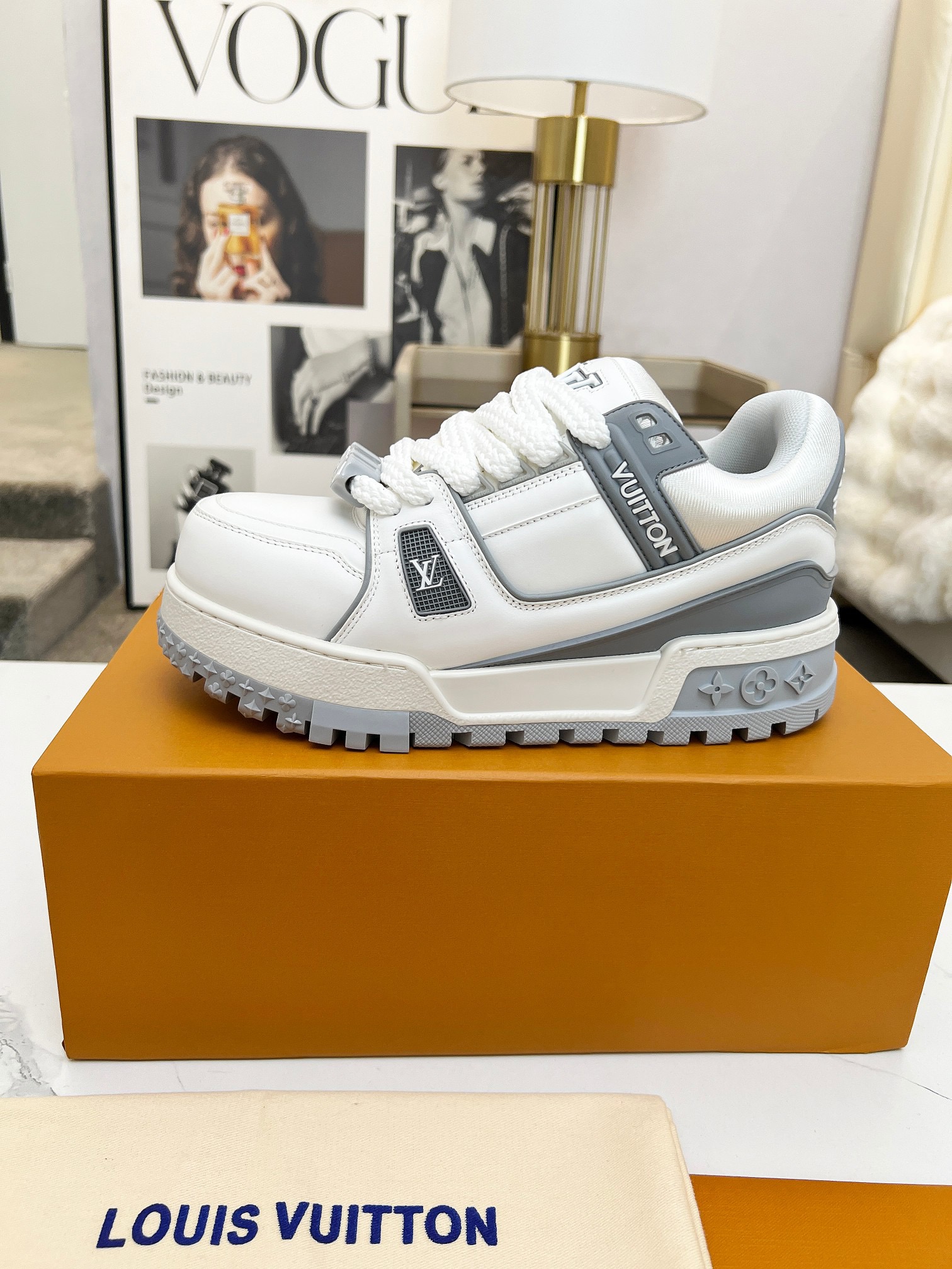 Men Women L*ouis V*uitton Top Sneaker L*V Trainer size 35-46