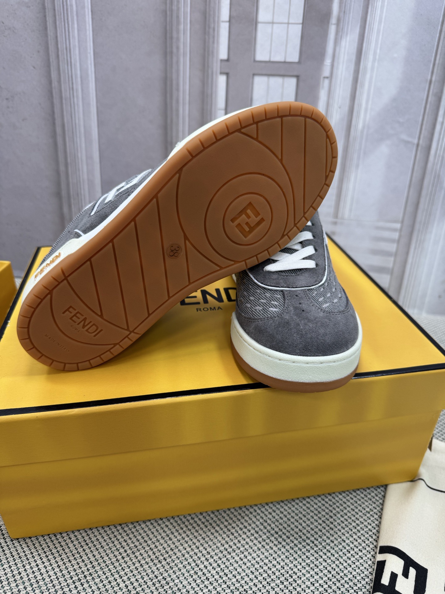 Men Women F*endi Top Sneakers size 35-46