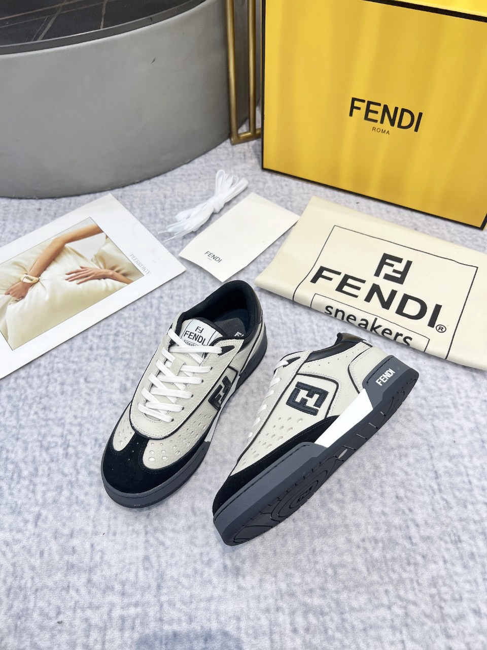 Men Women F*endi Top Sneakers size 35-46