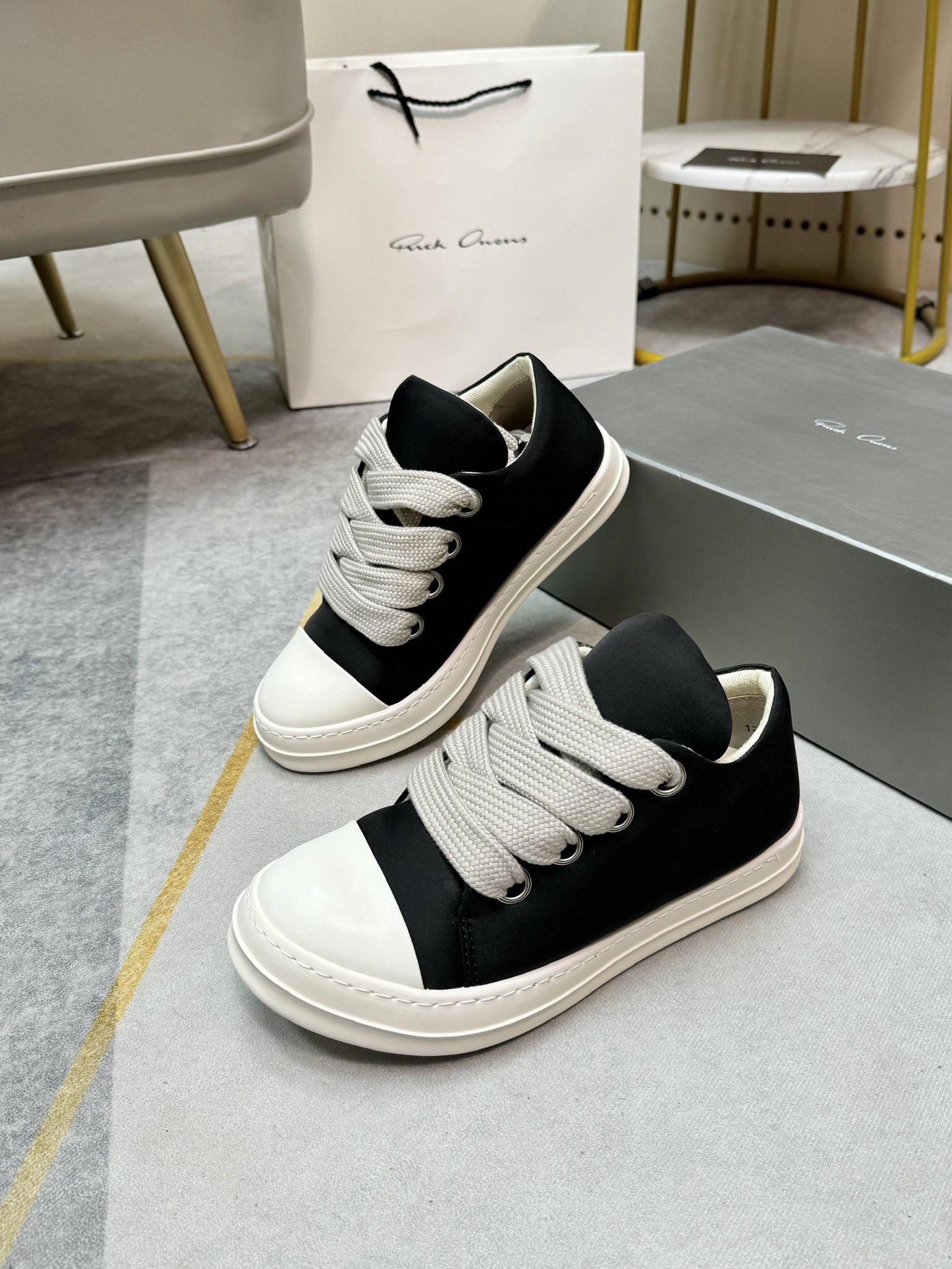 Men Women R*ICK OWENS Top SNEAKERS