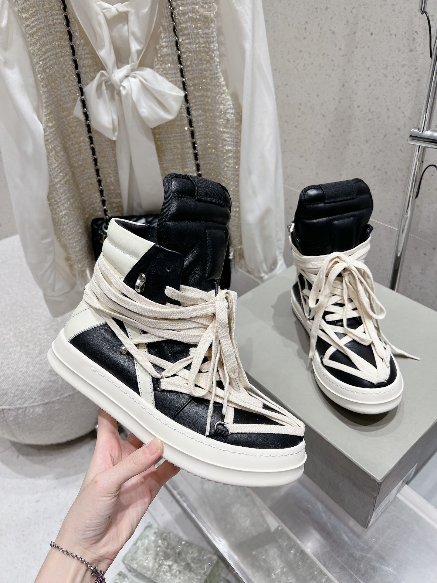 Men Women R*ICK OWENS Top SNEAKERS