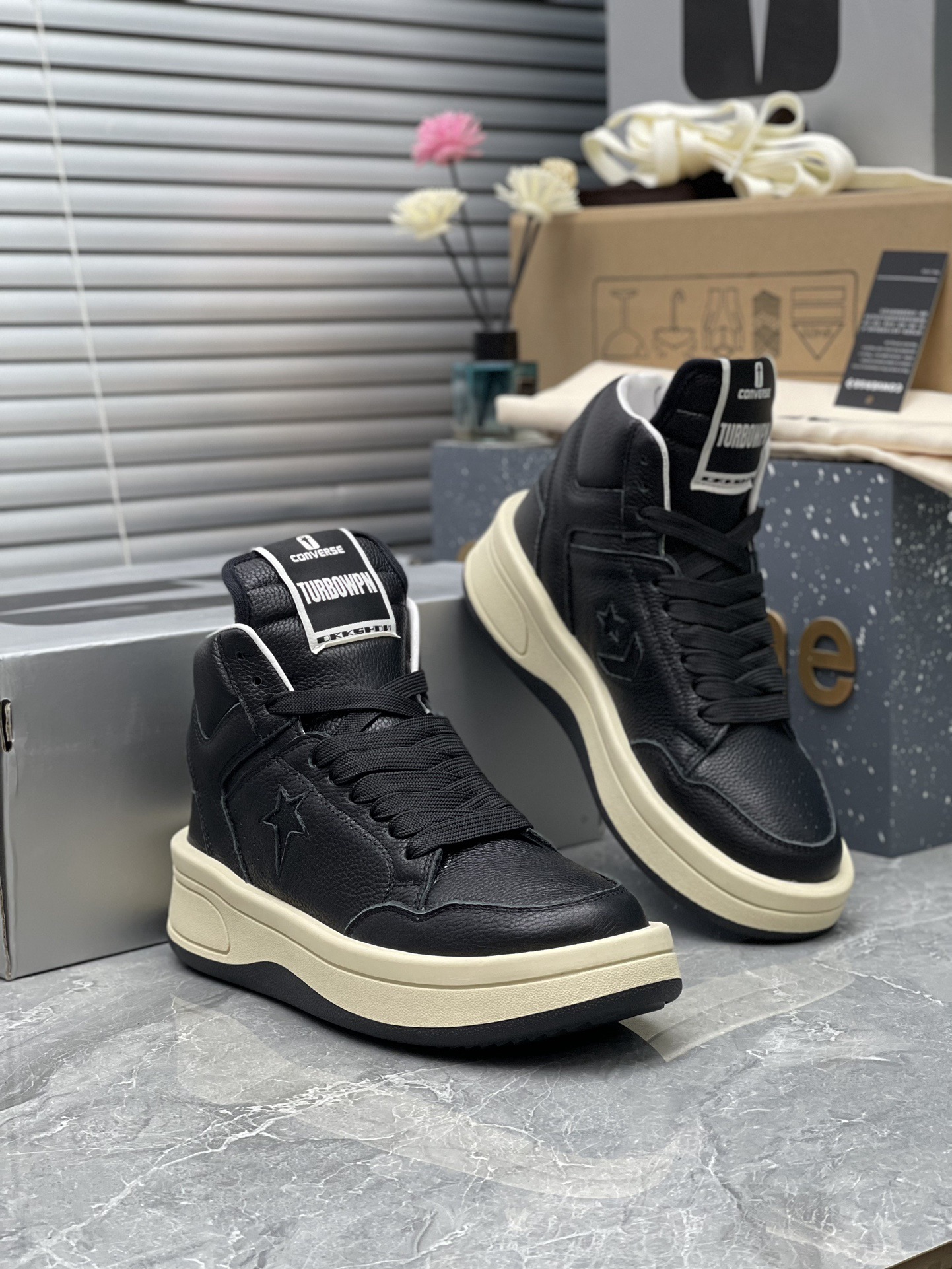 Men Women R*ICK OWENS Top SNEAKERS