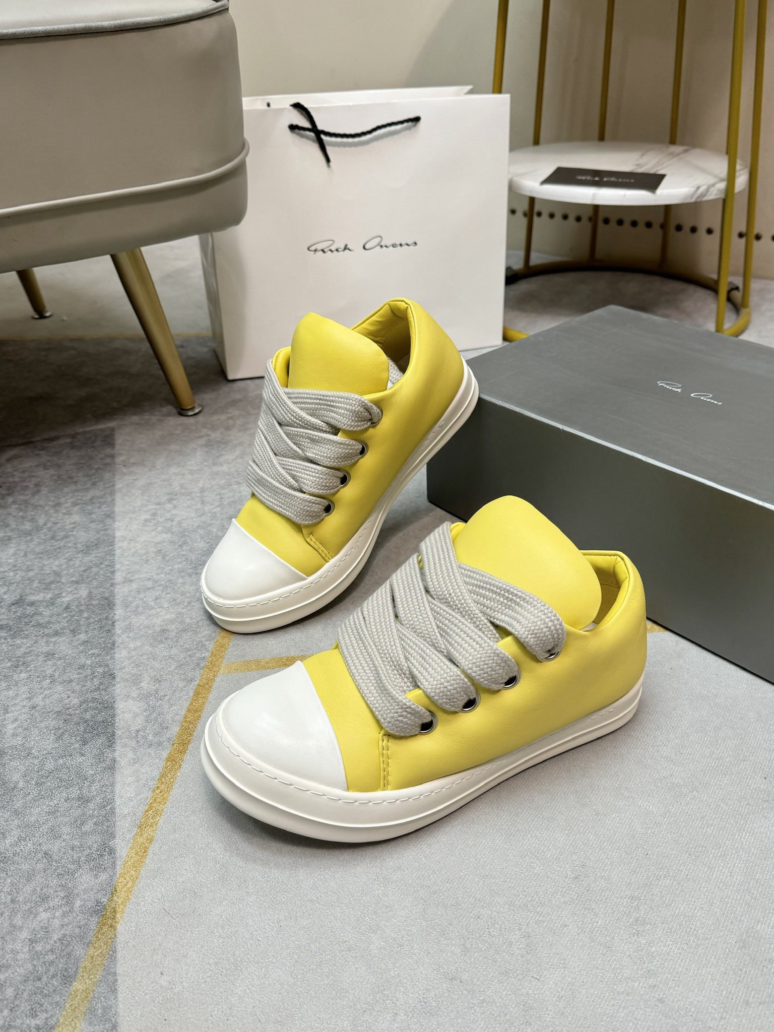 Men Women R*ICK OWENS Top SNEAKERS