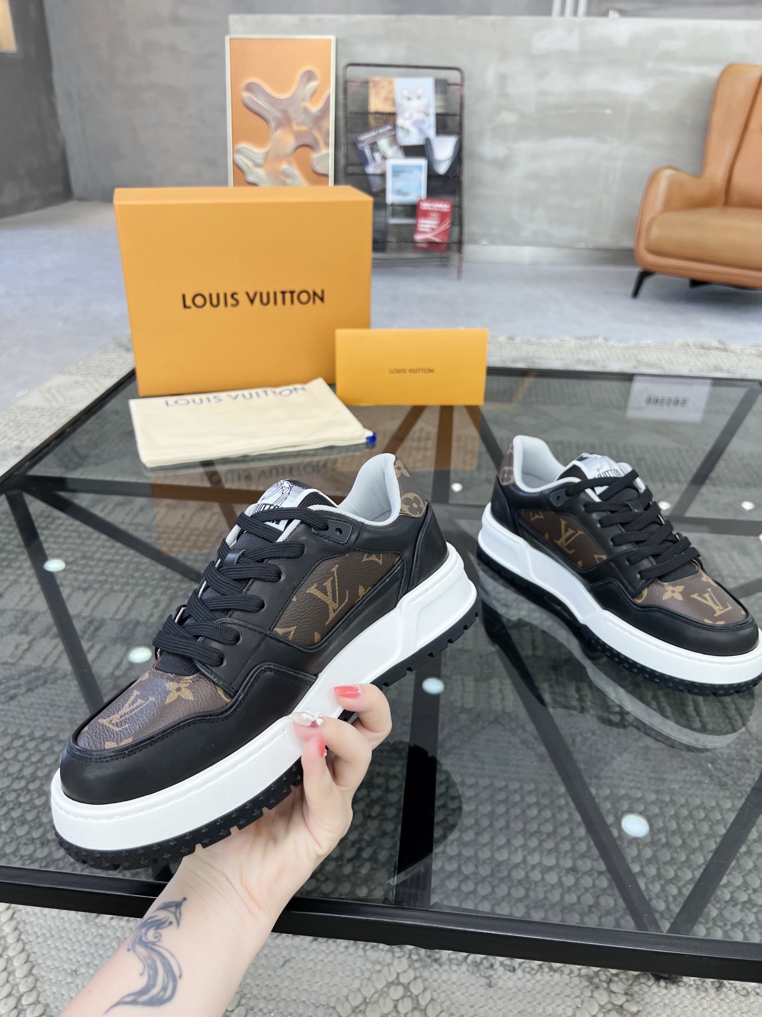 Men L*ouis V*uitton Top Sneaker L*V Shoes