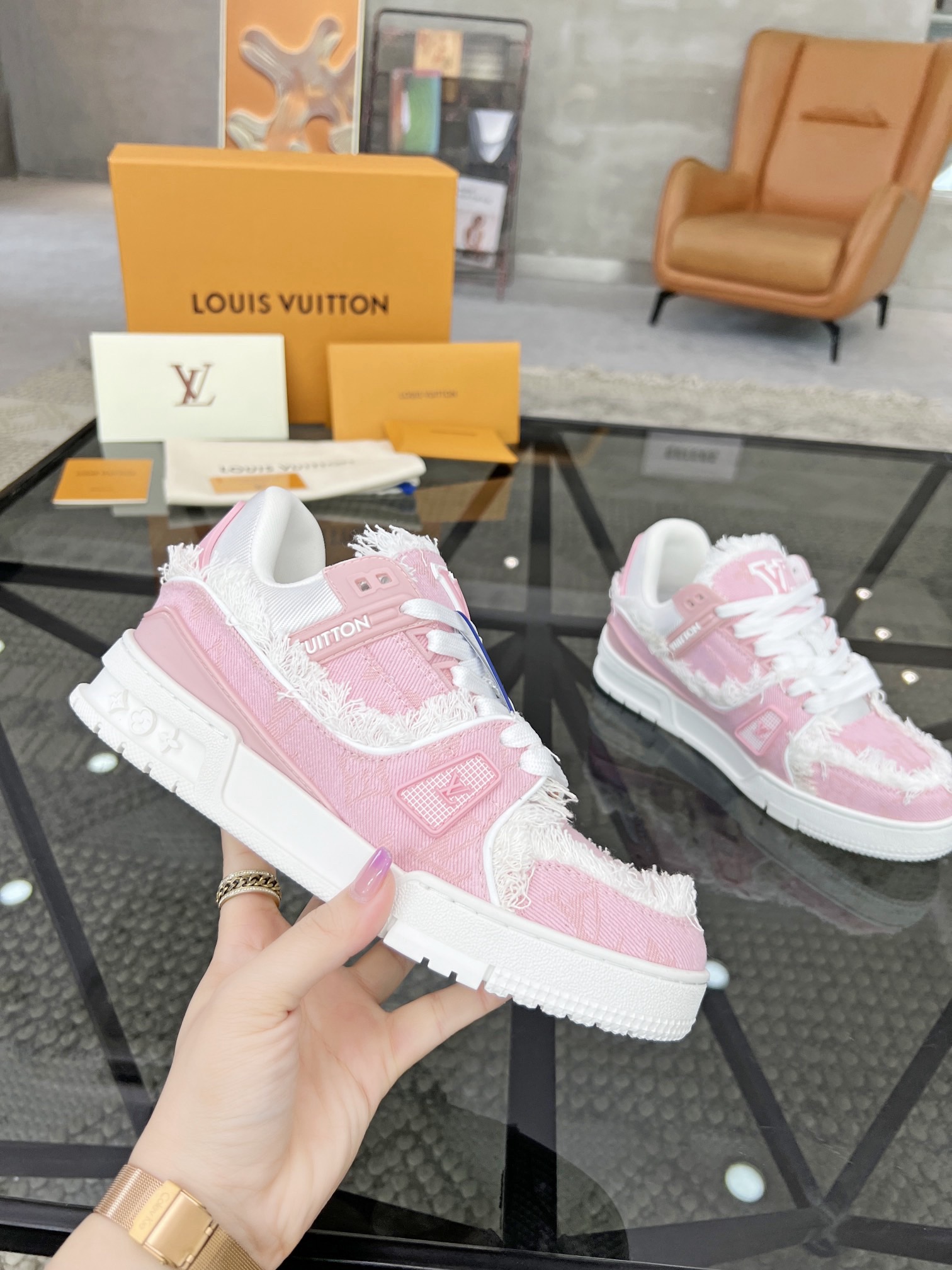 Men L*ouis V*uitton Top Sneaker L*V Shoes