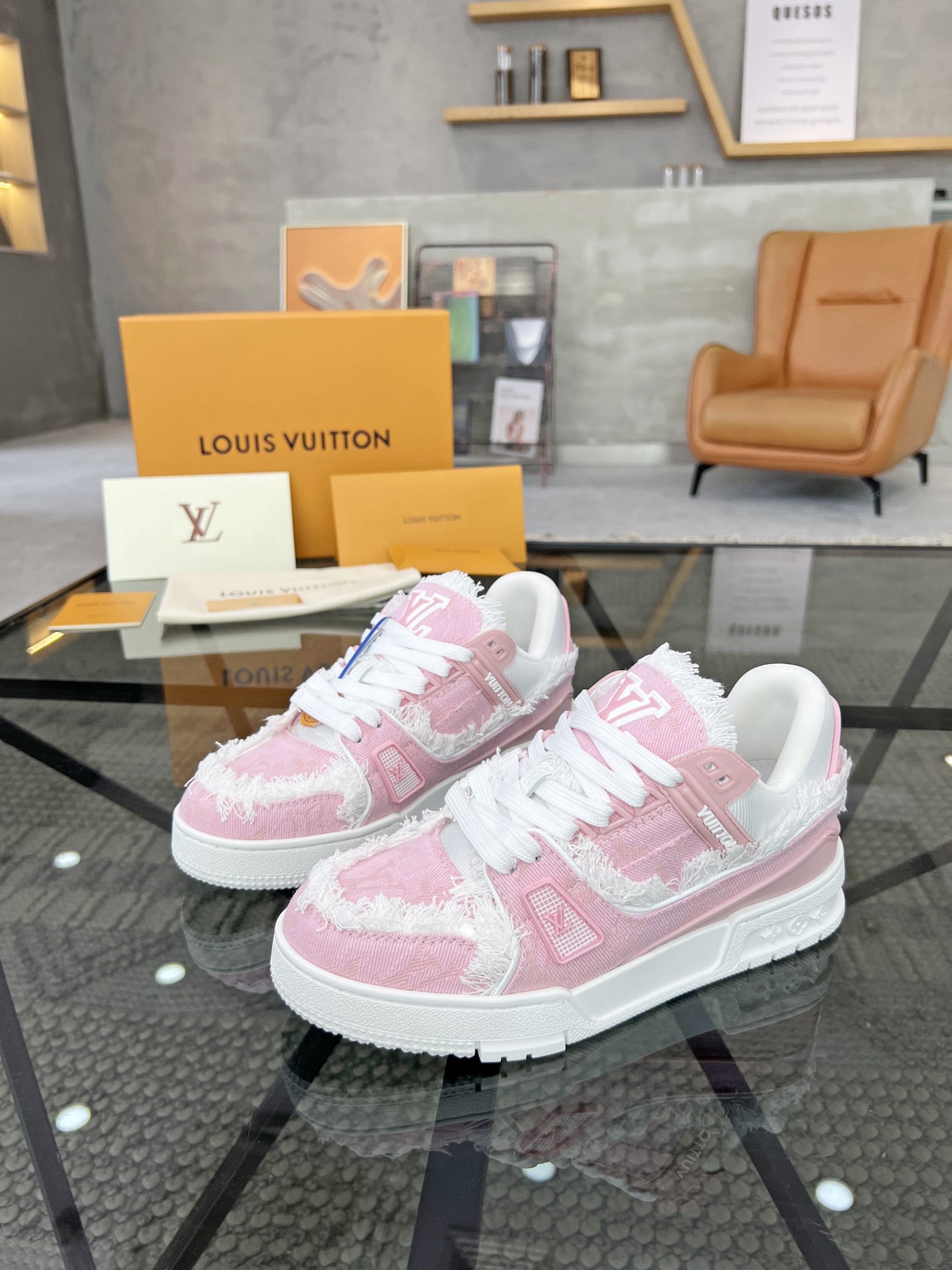 Men L*ouis V*uitton Top Sneaker L*V Shoes