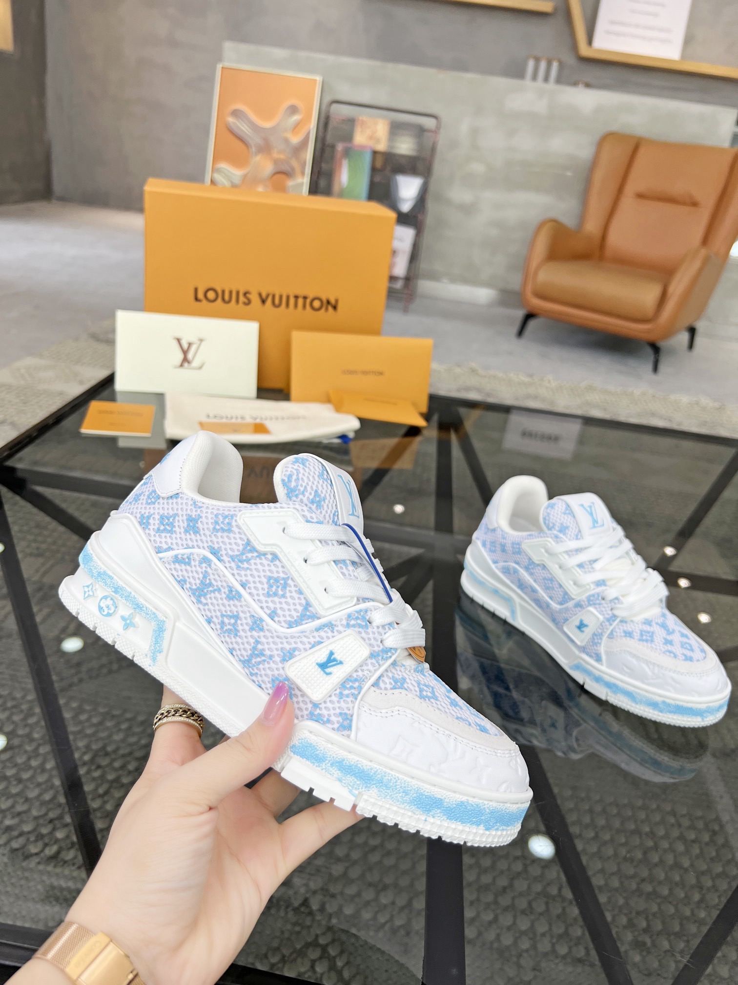 Men L*ouis V*uitton Top Sneaker L*V Shoes