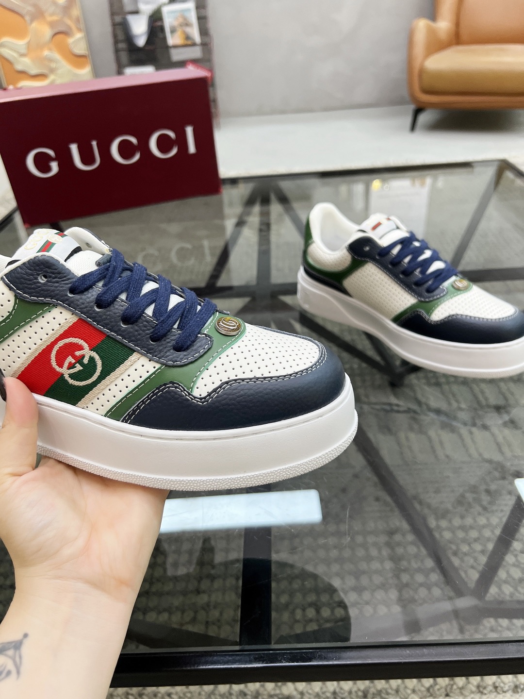 Men Women G*ucci Top quality 1:1 Sneaker size 35-46